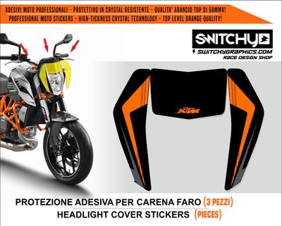 KIT GRAFICHE KTM 690 DUKE 2012 2013 2014 2015 2016 - ADESIVI FARO