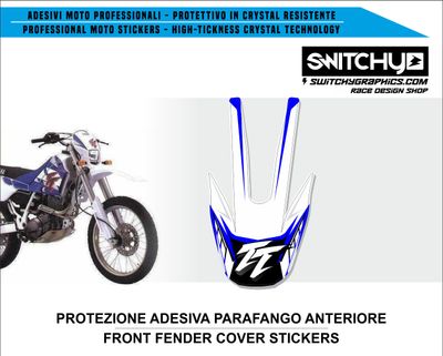 YAMAHA TT 600 E/S - ADESIVI PARAFANGO  ANTERIORE