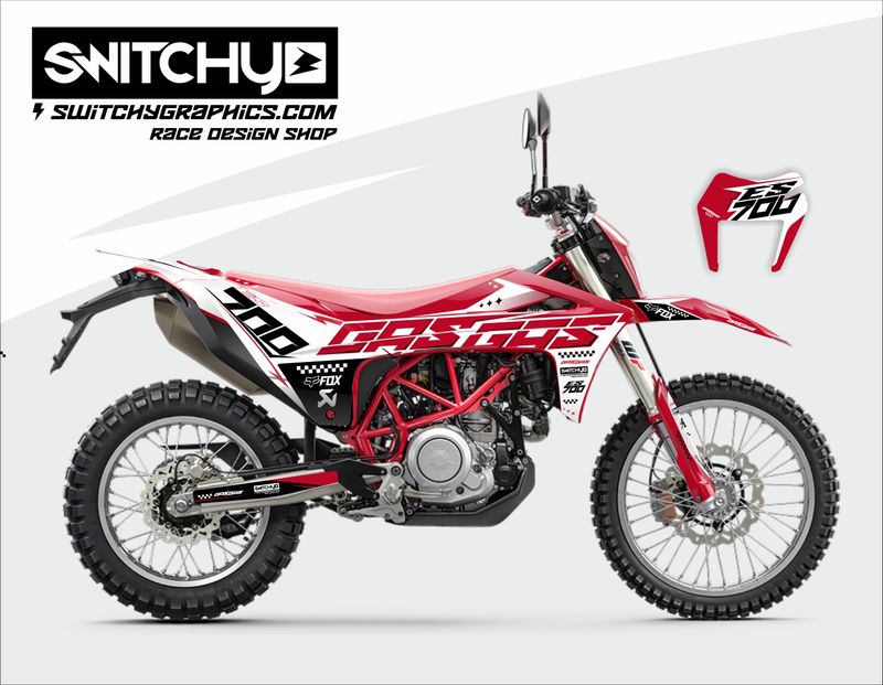 KIT GRAFICHE GASGAS 700 ES - RACE GLORY 01