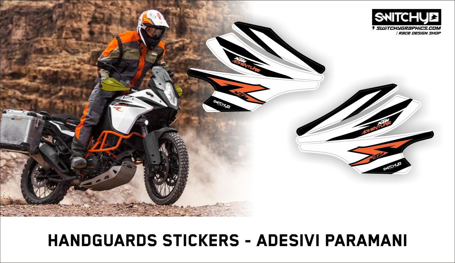 COMPATIBLE HANDGUARDS STICKERS FOR KTM  1090 ADVENTURE R 2017 - 2019