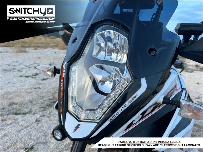 HEADLIGHT COVER STICKERS COMPATIBLE WITH KTM 1090 ADVENTURE R 2017 2019