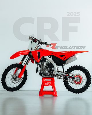 RED PLASTICS KIT REVOLUTION HONDA CRF 2025 - HONDA CRF 250R 450R 2025-2026 compatible