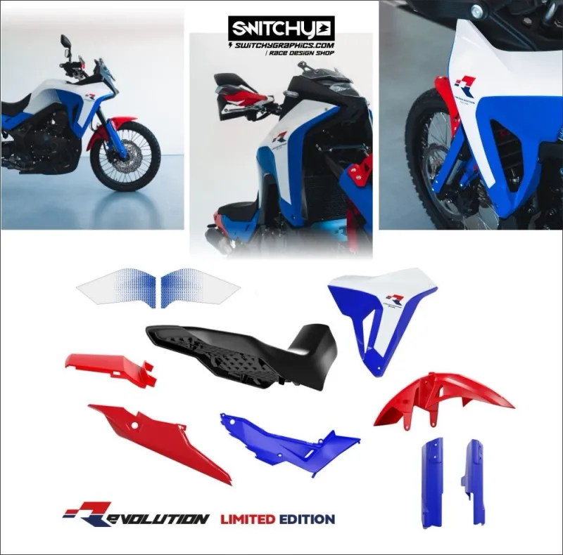 KIT PLASTICHE / CARENE T-ALP [RTECH] LIMITED HRC HONDA XL 750 TRANSALP 2023-2025