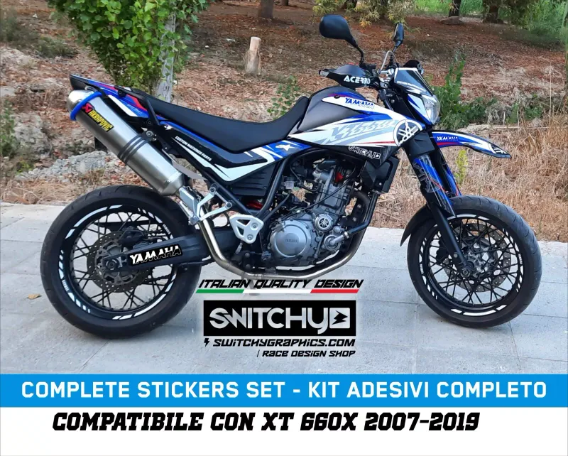 KIT GRAFICHE YAMAHA XT 660 X 2007 - 2019 - BANGER OG