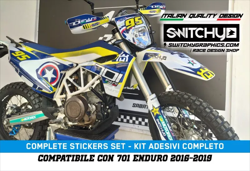 KIT GRAFICHE HUSQVARNA 701 ENDURO - SHAPER