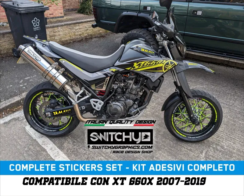 KIT GRAFICHE YAMAHA XT 660 X 2007 - 2019 - BANGER STEALTH