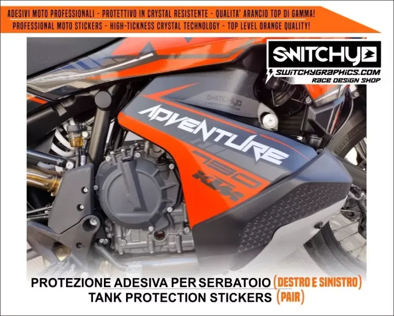 KIT GRAFICHE KTM 790 890 ADVENTURE - COVER SERBATOIO INFERIORE