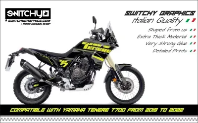 KIT GRAFICHE YAMAHA TENERE T7 - 2019 2024 - T7 RAW