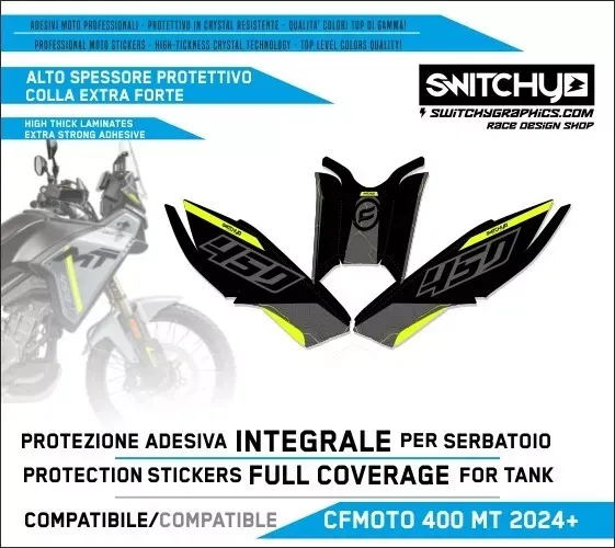 KIT GRAFICHE 450 MT - PROTEZIONE SERBATOIO TUNDRA GREY