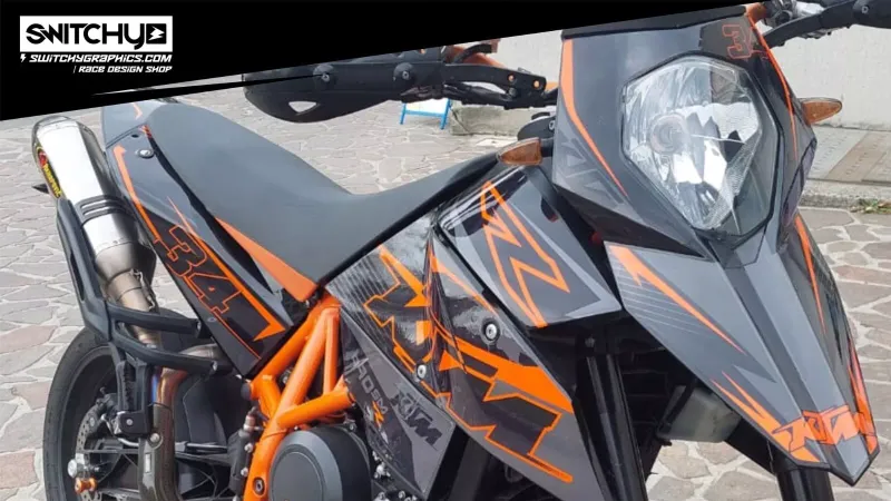 KIT GRAFICHE KTM SM 690 2007 - 2011 - SIXNINETY2