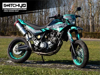 KIT GRAFICHE YAMAHA XT 660 X 2007 - 2019 - BANGER TEAL