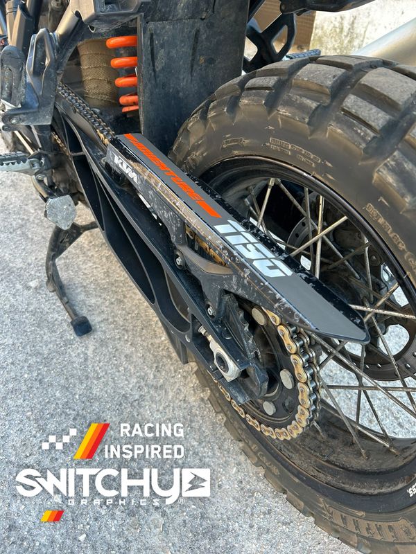 CHAIN GUARD GRAPHIC KIT - KTM 1190 ADVENTURE R 2013 2014 2015 2016
