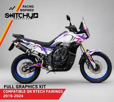 KIT GRAFICHE YAMAHA TENERE T7 - 2019 2024 - PURPLE HERITAGE KIT GRAFICHE YAMAHA TENERE T7 - 2019 2024 - PURPLE HERITAGE