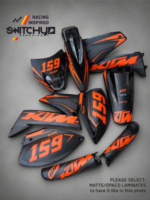 KIT GRAFICHE x KTM LC4 - STEALTH