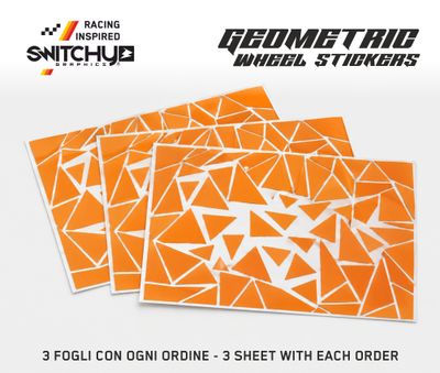 KIT GRAFICHE TRIANGOLARI x CERCHI RUOTE