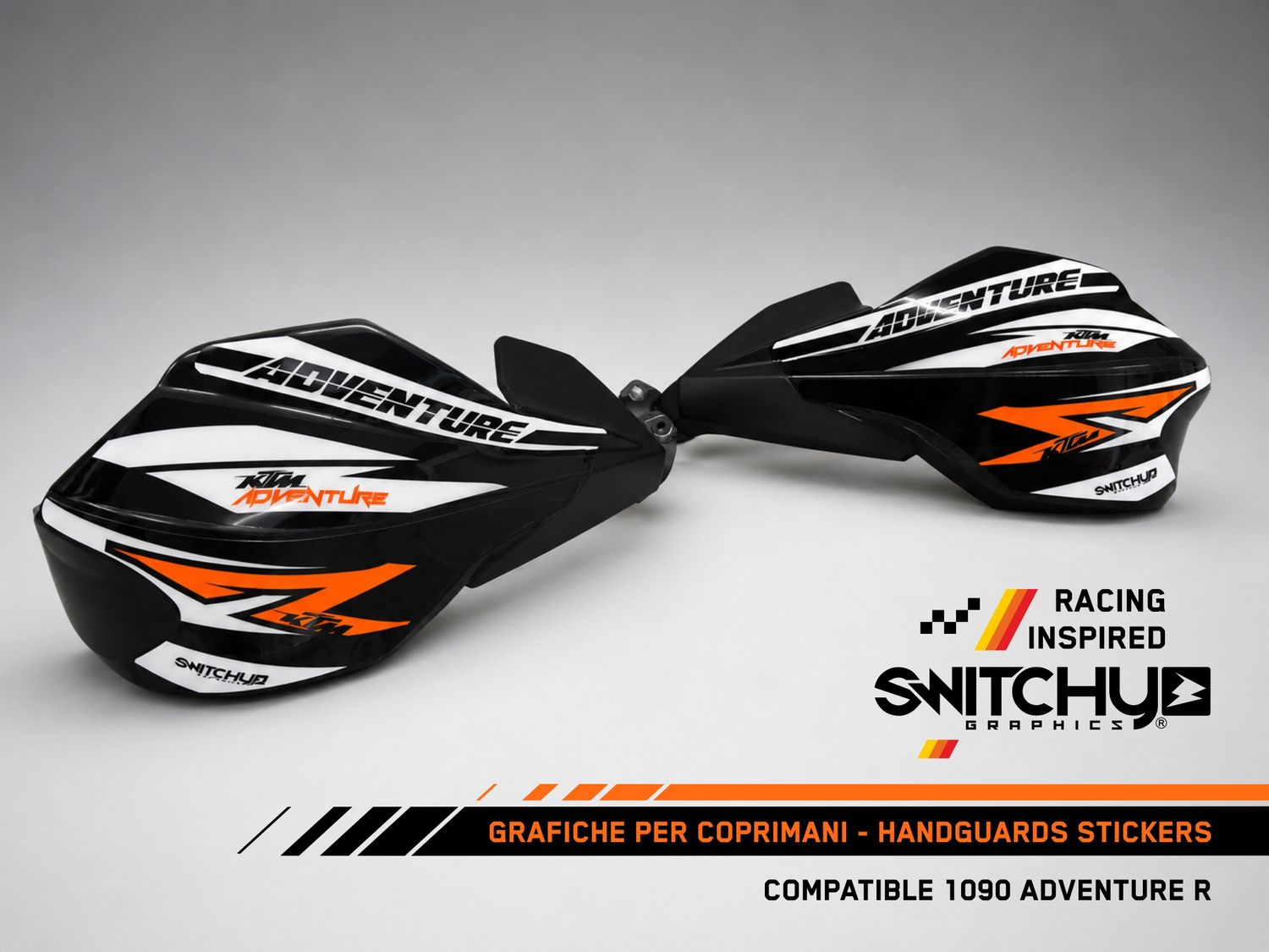 COMPATIBLE HANDGUARDS STICKERS FOR KTM  1090 ADVENTURE R 2017 - 2019
