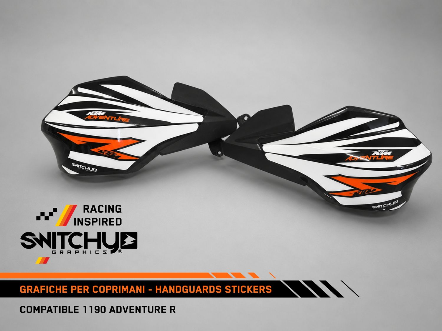 COMPATIBLE HANDGUARDS STICKERS FOR KTM  1090 ADVENTURE R 2017 - 2019