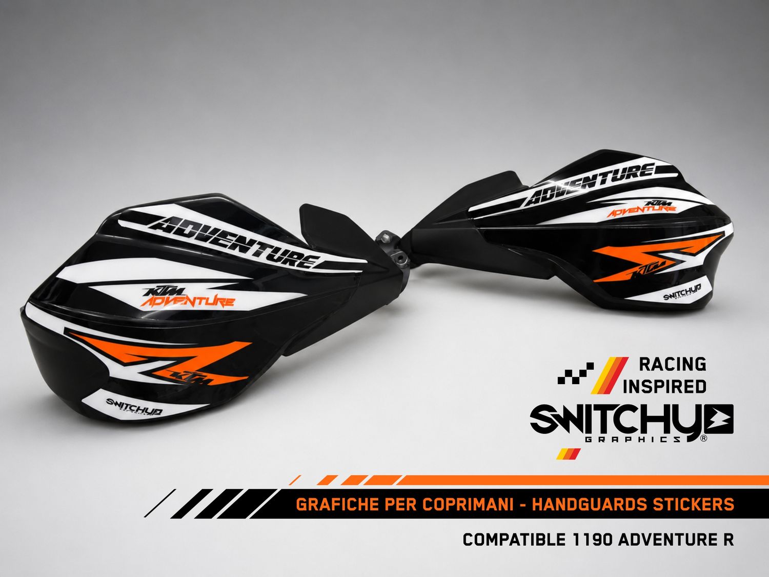 COMPATIBLE HANDGUARDS STICKERS FOR KTM  1090 ADVENTURE R 2017 - 2019