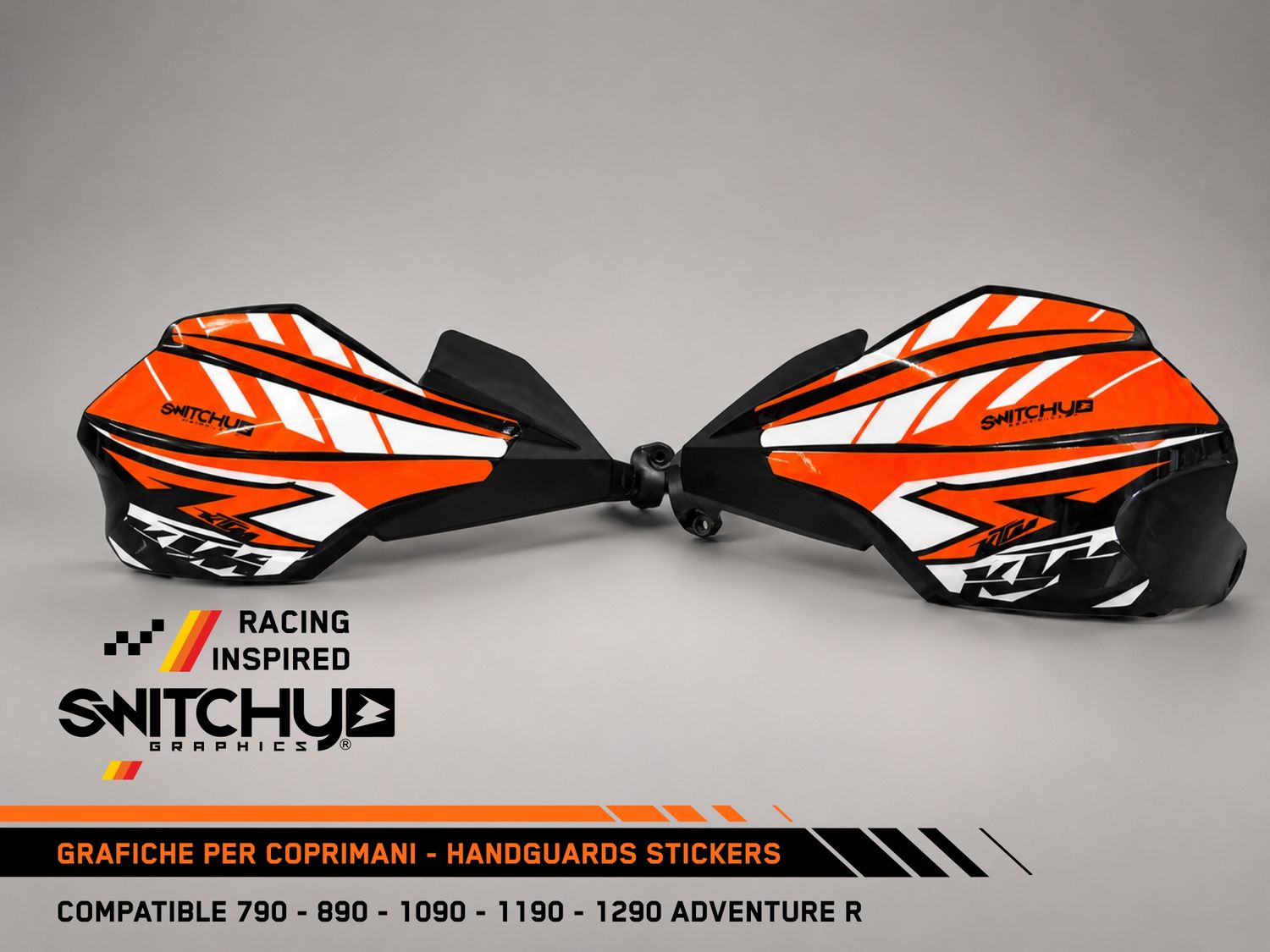 COMPATIBLE HANDGUARDS STICKERS FOR KTM  ADVENTURE
