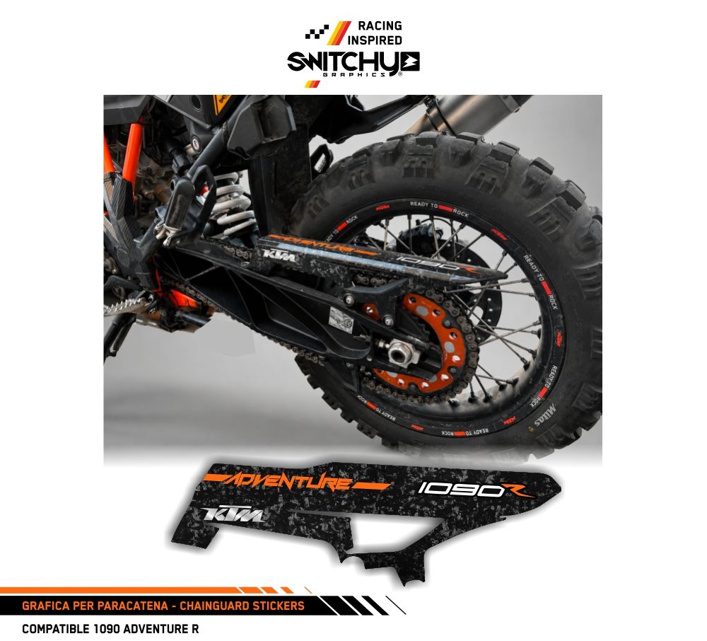 CHAIN GUARD GRAPHIC KIT - KTM 1090 ADVENTURE R 2017 2018 2019