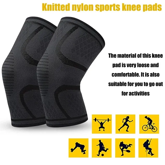 Ergonomic Knee Sleeves for Pain Relief – Compression Support, 1 Pair