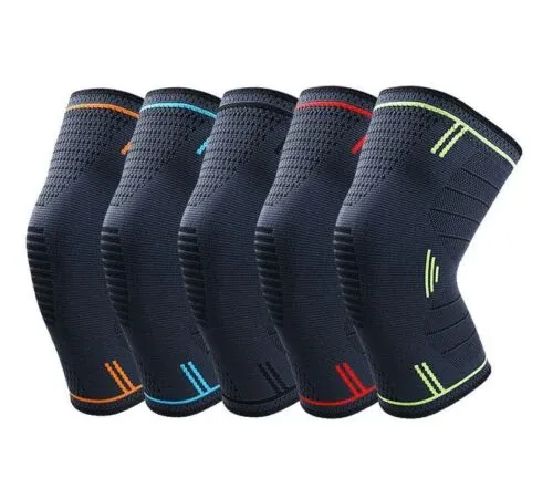 Knee Support Braces (2-Pack) – Compression Sleeves for Gym, Pain Relief &amp; Stability