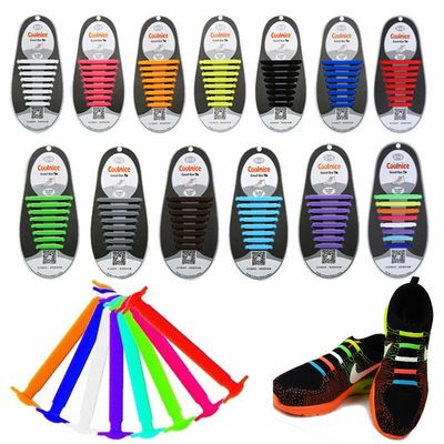 Tangle-Free Silicone Shoelaces – Secure Fit, Easy Wear
