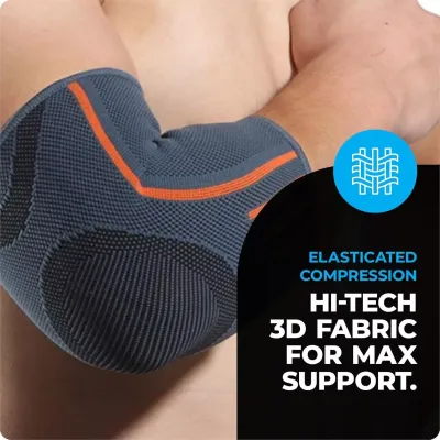 Elbow Brace Support Compression Sleeve Tennis Golfer Arthritis Pain Easy Fit