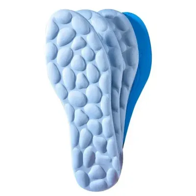 5D Memory Foam Sports Orthopaedic Massage Insoles Pair For Shoes Women Men