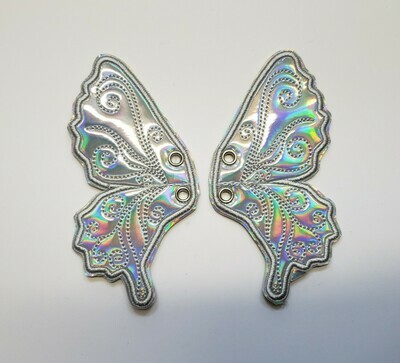 Butterfly 5 inch shoe wings custom colors and fabrics