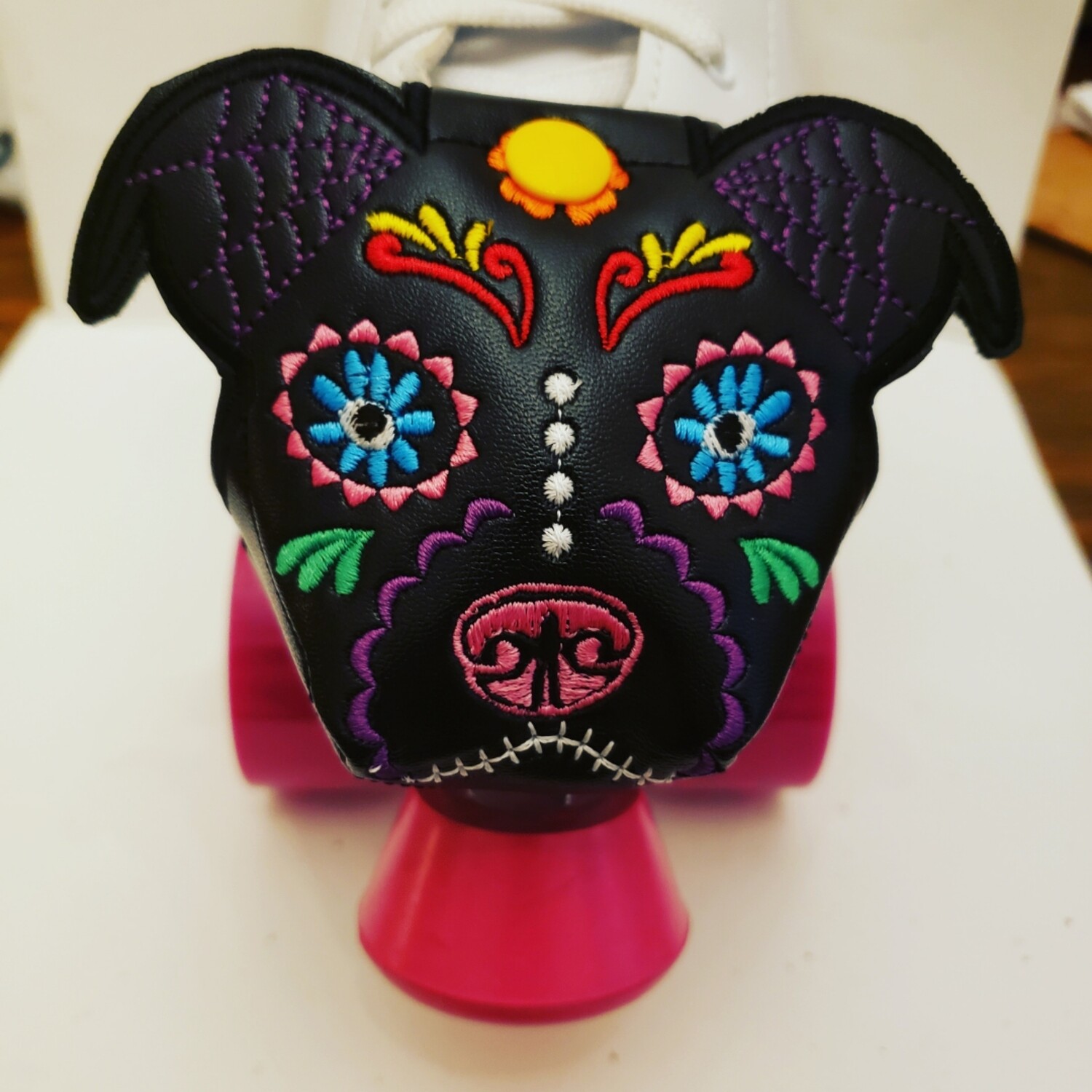 Day of the dead Pitbull Toe guards - Customizable