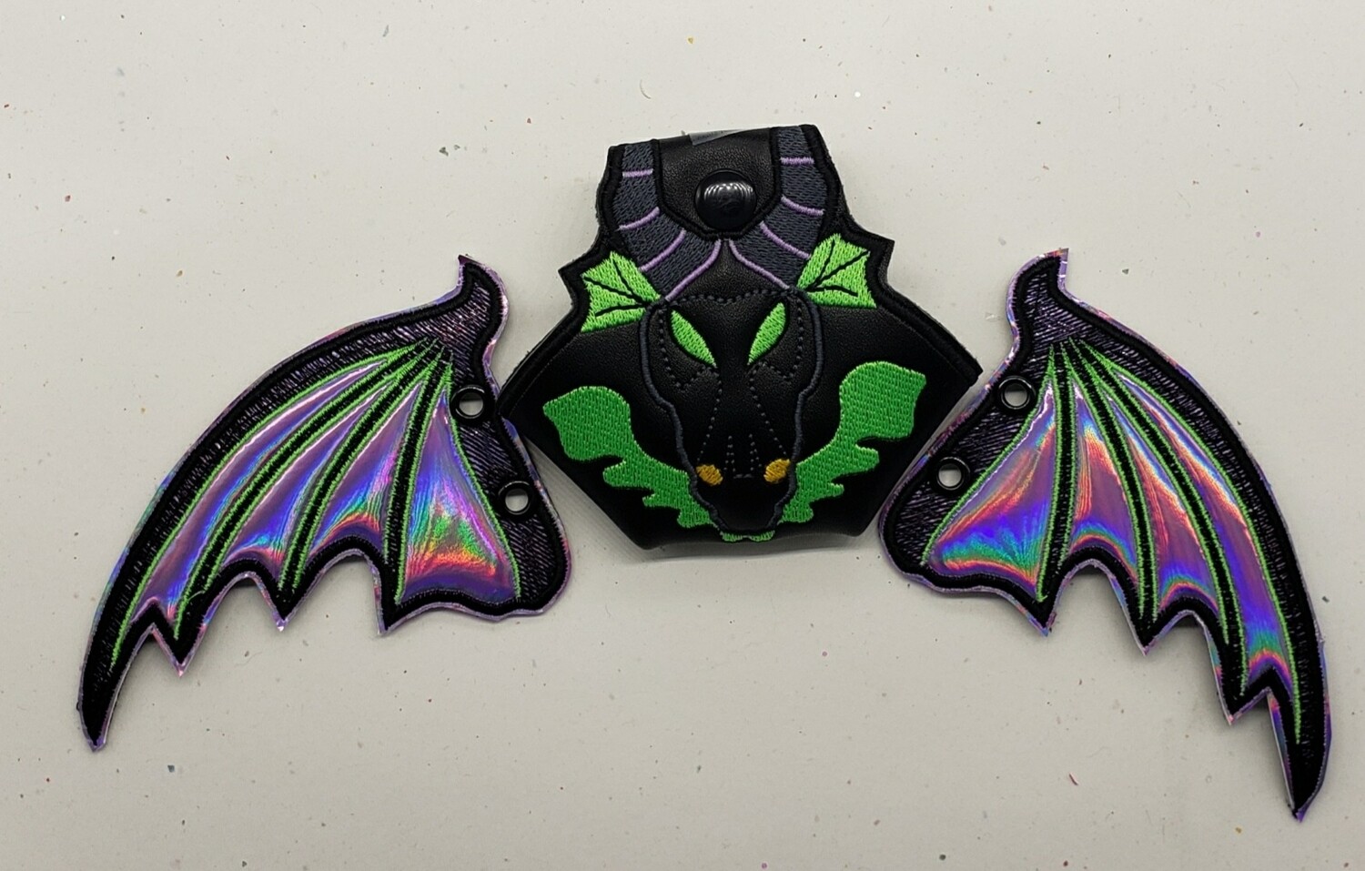 dragon maleficent and wings set