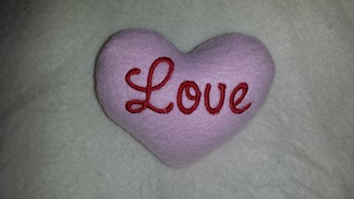 Heart stuffie in the hoop embroidery design
