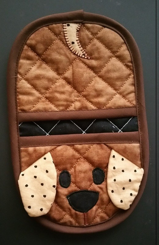dog doggie oven mitt sewing machine pattern and tutorial