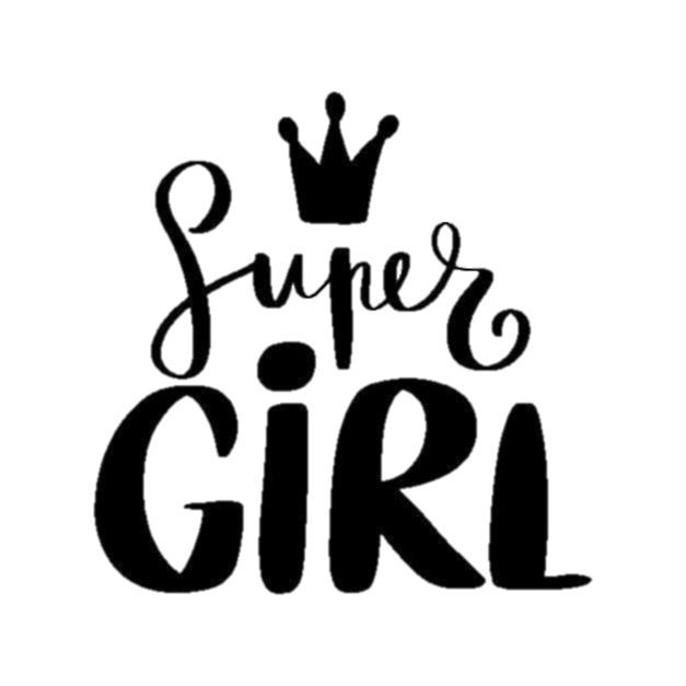 Super Girl Iron on heat transfer