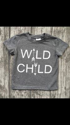 Wild Child Iron on heat transfer