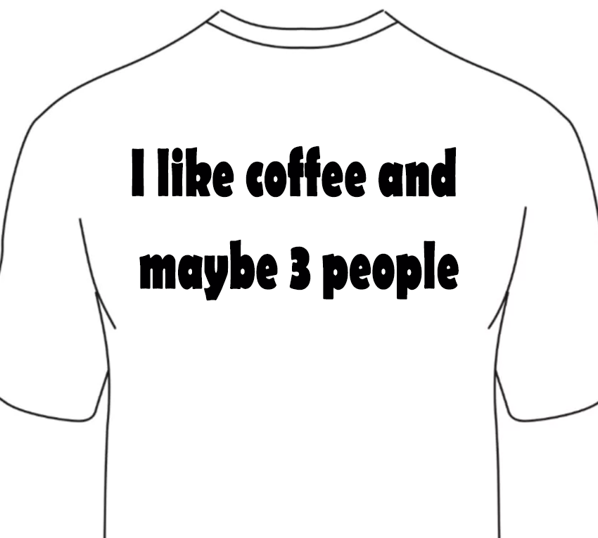 I like coffee and maybe 3 people (heat transfer)