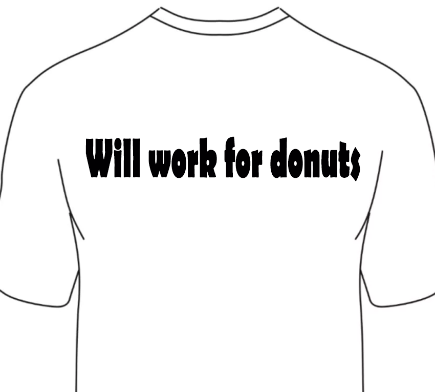 Will work for donuts (heat transfer)