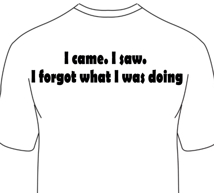 I came. I saw. I forgot what I was doing (heat transfer)