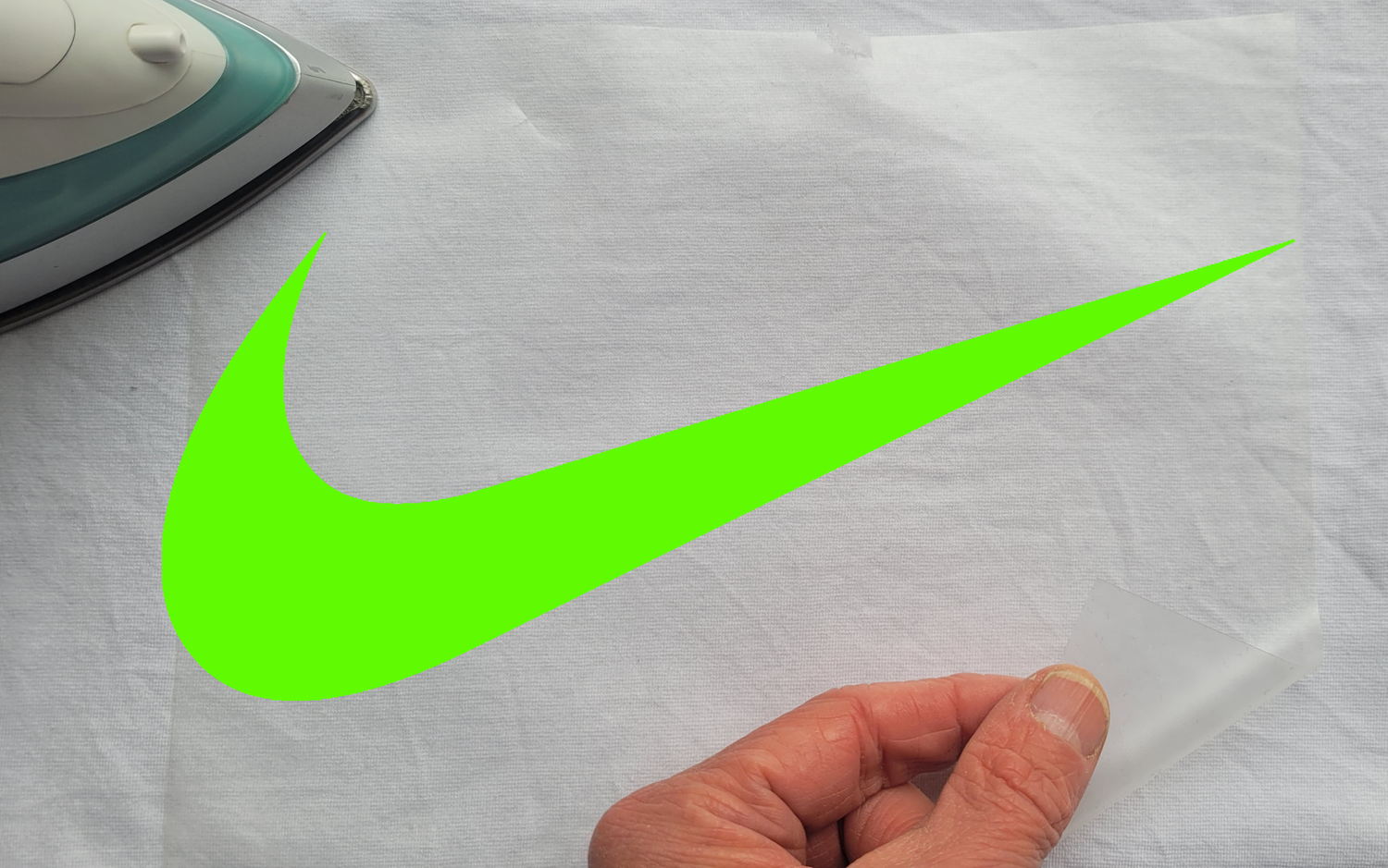 Nike swoosh Iron-On Logo – Premium Heat Transfer for T-Shirts, Hoodies, and Bags – DIY Clothing Customization