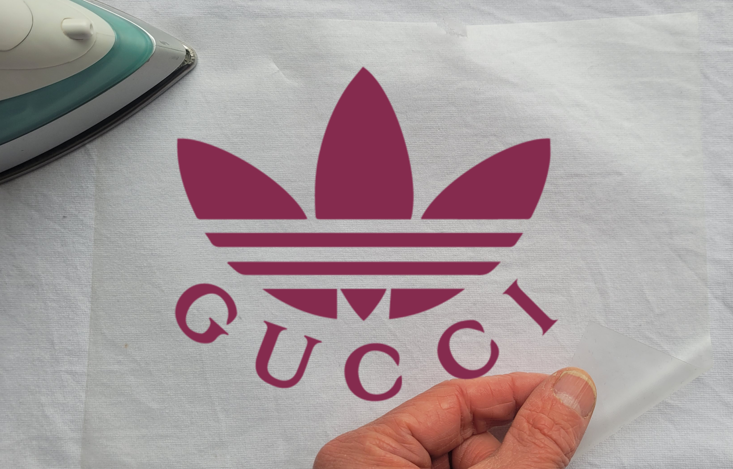 Gucci x Adidas Logo Iron-On Logo– Premium Heat Transfer