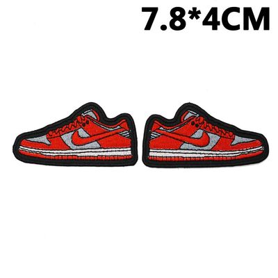 NIKE DUNK LOW RETRO PATCH BA29-2 Embroidered Patch - Heat Apply