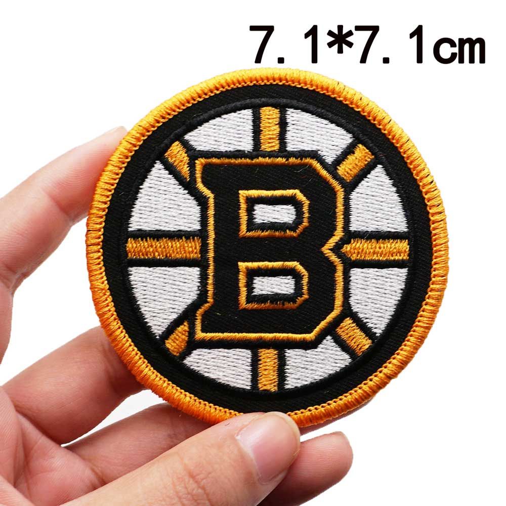 Boston Bruins Ice Hockey PATCH BA16-1 Embroidered Patch - Heat Apply