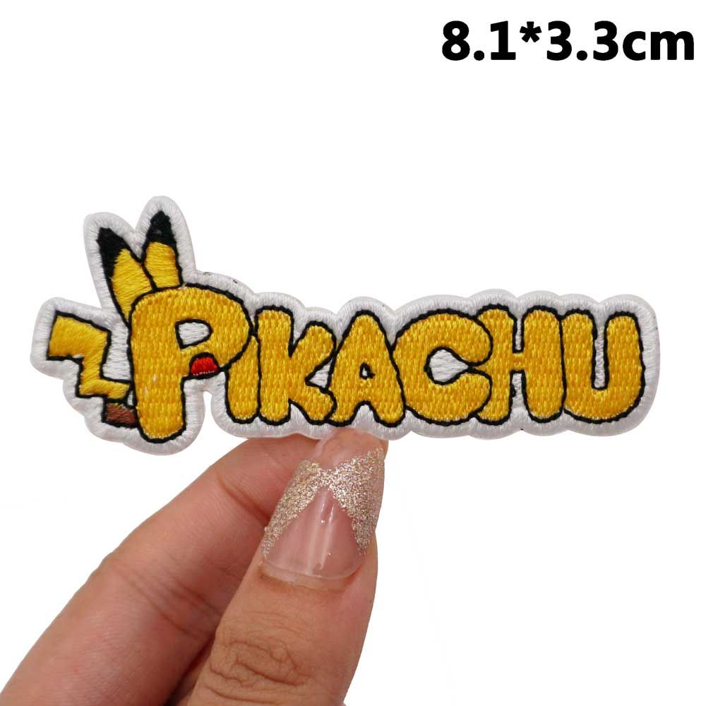 PIKACHU PATCH BD61-2 Embroidered Patch - Heat Apply