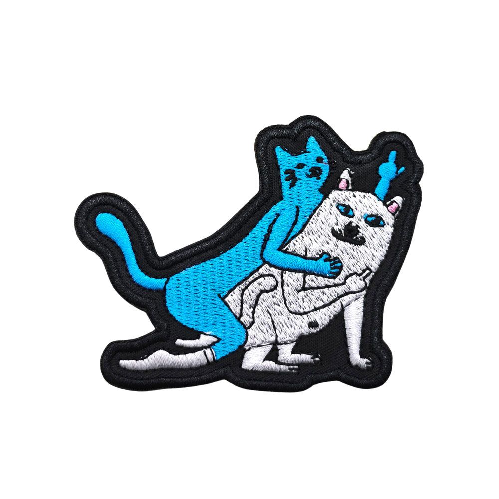 Lord Nermal cat  PATCH BA88-1 Embroidered Patch - Heat Apply