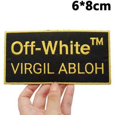 Off-White TM VIRGILABLOH PATCH BB144-2 Embroidered Patch - Heat Apply
