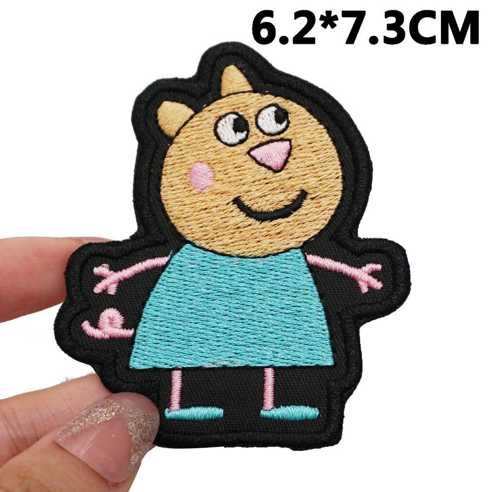 Peppa Pig PATCH  BD89-2 Embroidered Patch - Heat Apply