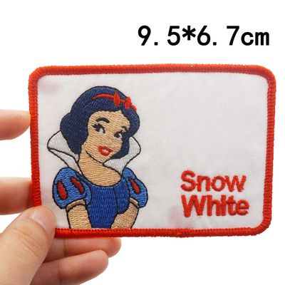 Snow White  PATCH BD37-1 Embroidered Patch - Heat Apply