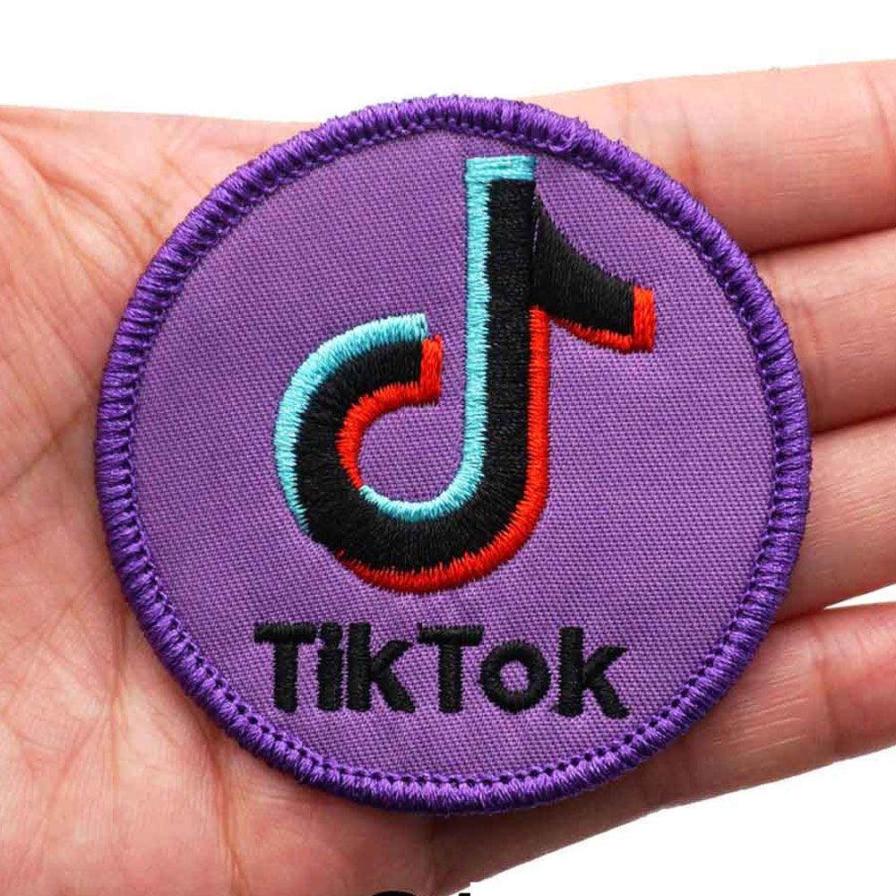 TIKTOK  PATCH BA89-1 Embroidered Patch - Heat Apply