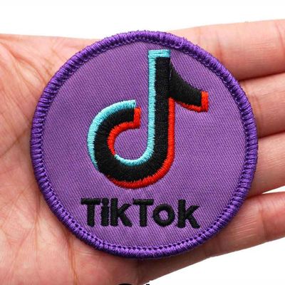 TIKTOK  PATCH BA89-1 Embroidered Patch - Heat Apply